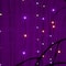 7ft. Pre-Lit Artificial Halloween Black Willow Tree with 600 Purple and Orange Dual Color LED Lights